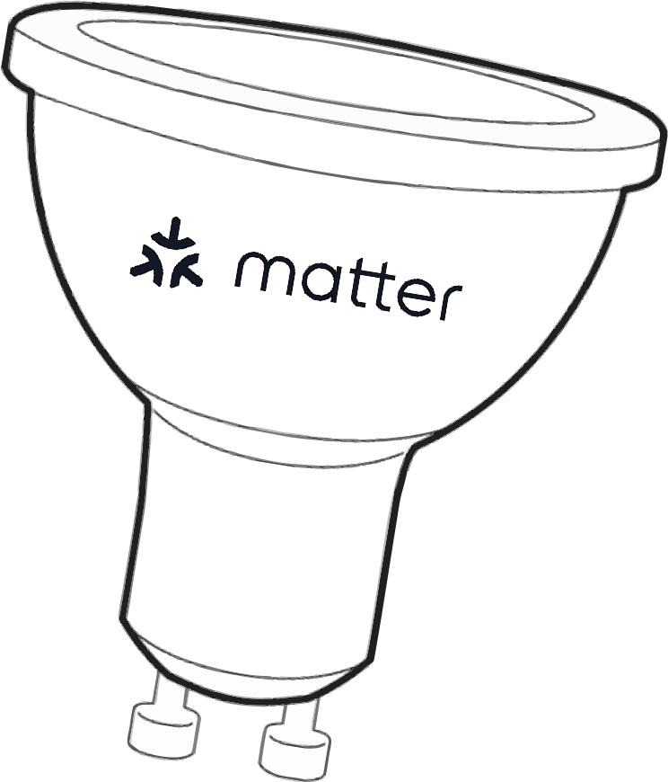 Présentation de l'ampoule GU10 RGBW WiFi et Matter NOUS P8